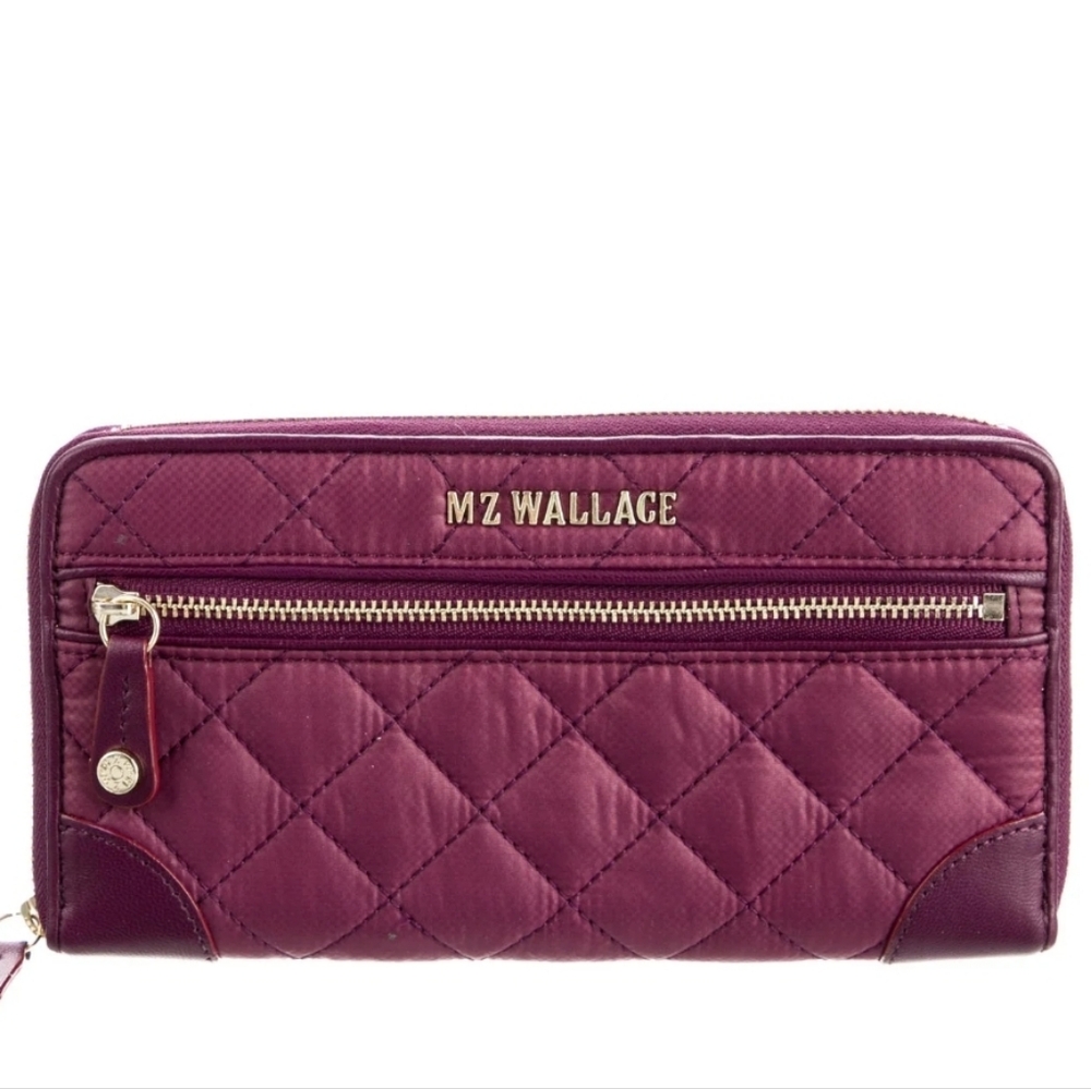 MZ Wallace Wild Plum Crosby L Wallet